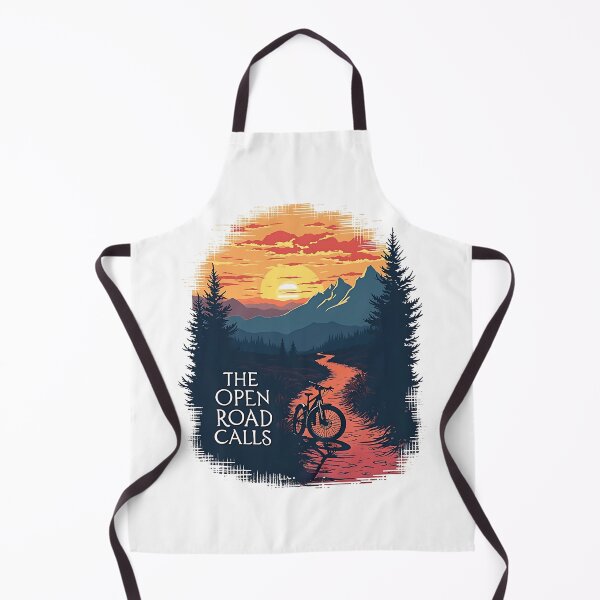 Item preview, The Open Road Calls - Bicycle Adventure Art designed and sold by Taans-Creation.