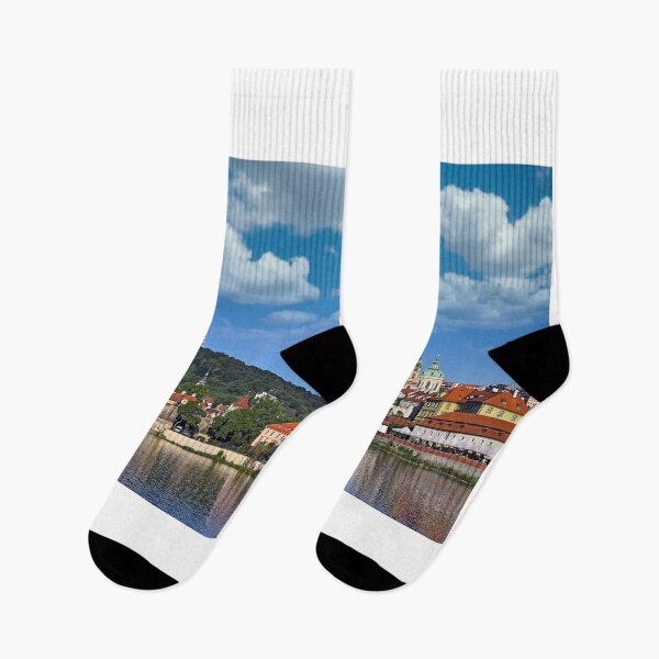 Item preview, Charles bridge and old town cityscape Prague Czech republic designed and sold by goceris.