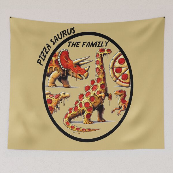Item preview, Pizza Dinosaur Family designed and sold by mrf2thed.