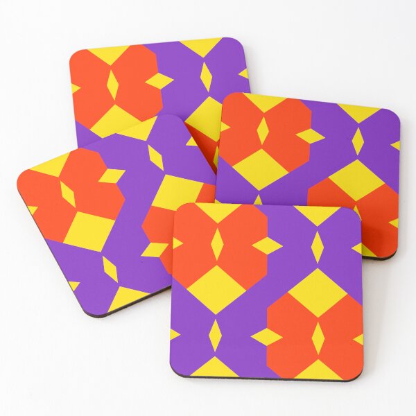 Item preview, Purple and Orange shape pattern  designed and sold by nickardi.