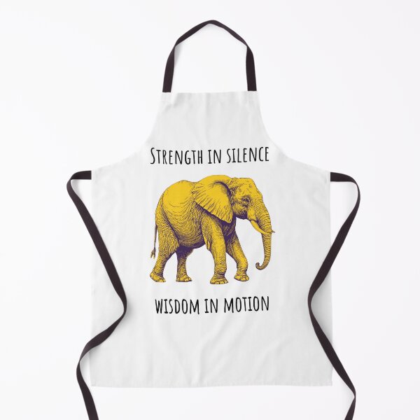 Item preview, Strength In Silence Wisdom In Motion - Elephant Animales designed and sold by Wildom.