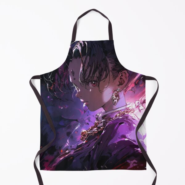 Item preview, Intense Purple Fighter Anime Girl designed and sold by bubblegoth.