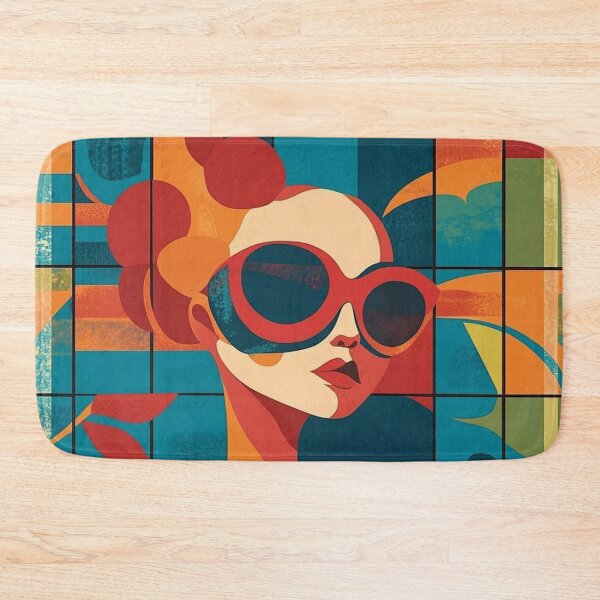 Item preview, "Abstract Chic". Vintage modern female retro design. designed and sold by Shoot-The-Moon.
