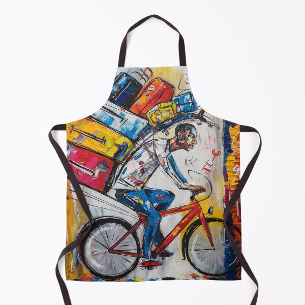 Item preview, The Load of Life on Two Wheels painting by kartick dutta designed and sold by KARTICK DUTTA.