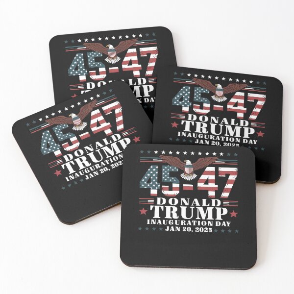 Item preview, Donald Trump 45-47 Inauguration Day 2025 Patriotic designed and sold by PosiMCreations.