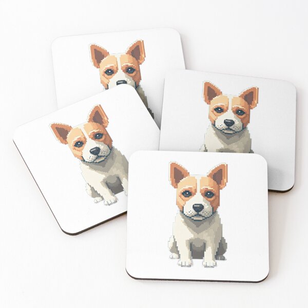 Item preview, Adorable Pixel Art Dog Design - Retro Pet Illustration designed and sold by ashrafzain.