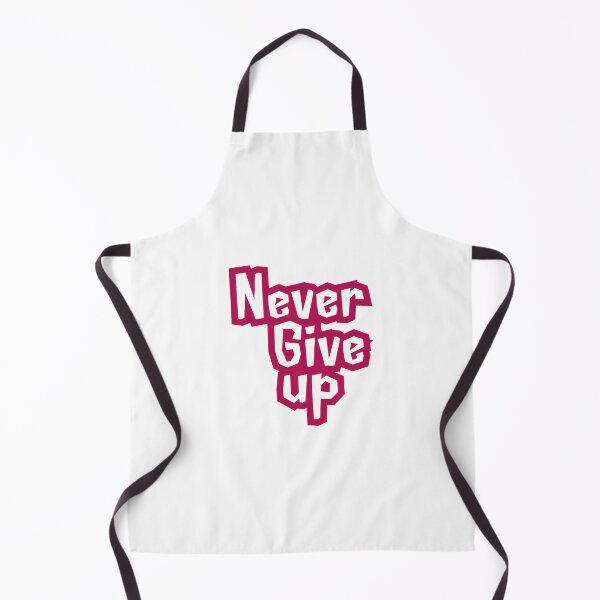 Item preview, Never Give Up - Motivational Pink & White Design, funny, gifts, you, designed and sold by Ewelina Niemiec.