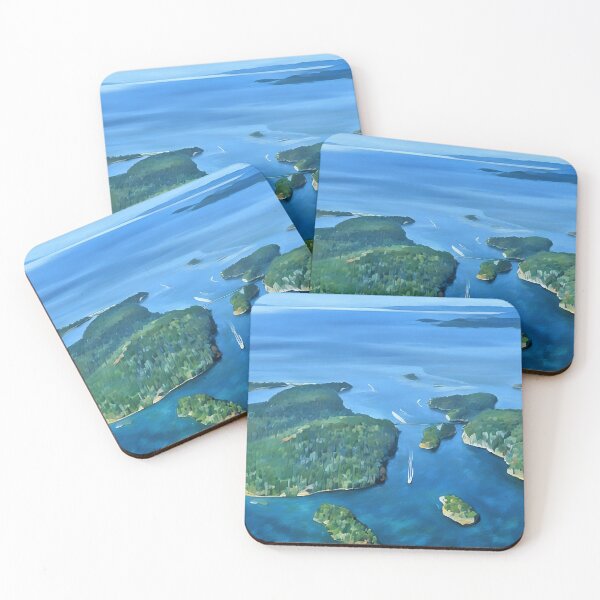 Item preview, Deception Pass Puget Sound (Impressionist) designed and sold by flyscenicair.