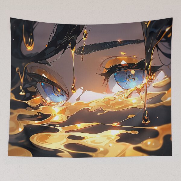 Item preview, Liquid Gold Anime Eyes designed and sold by bubblegoth.