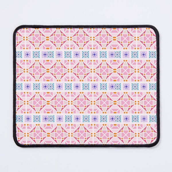 Item preview, Pink and Blue Tile Pattern designed and sold by Samantha-Maro.