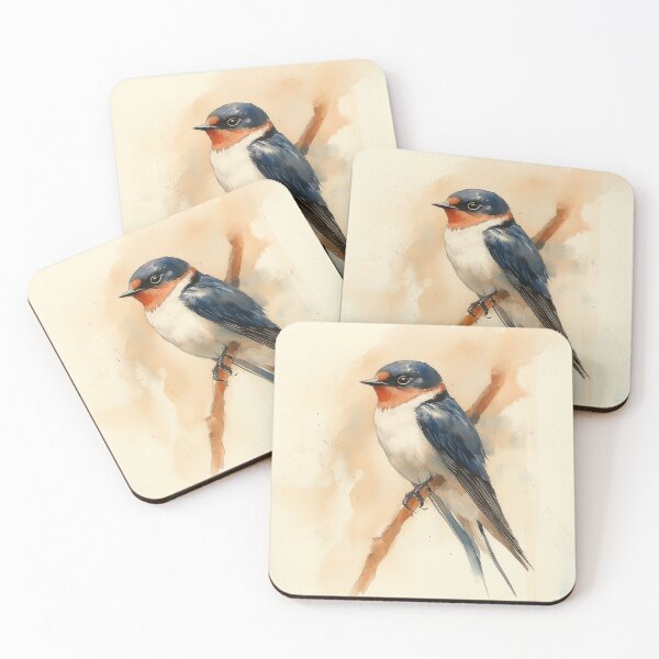 Item preview, Barn Swallow on Branch designed and sold by laurashawart.