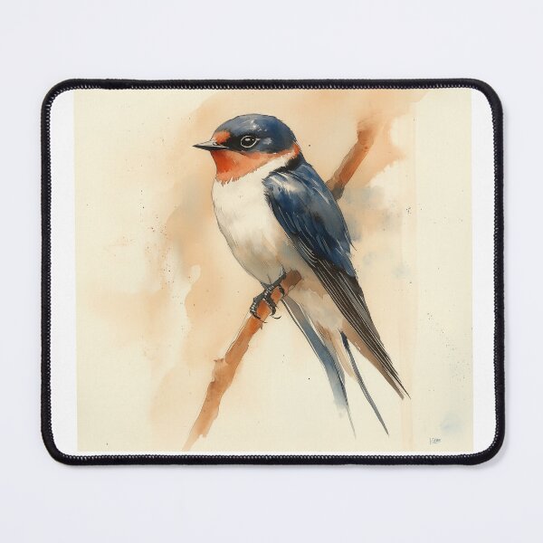 Item preview, Barn Swallow on Branch designed and sold by laurashawart.