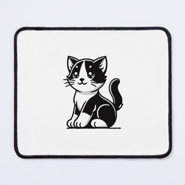 Item preview, Little black and white cat -13 designed and sold by Sen-Design.