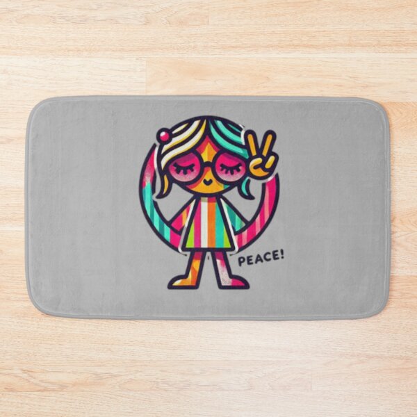 Item preview, PEACE sign Peaceful Girl designed and sold by Shs-Kenya.