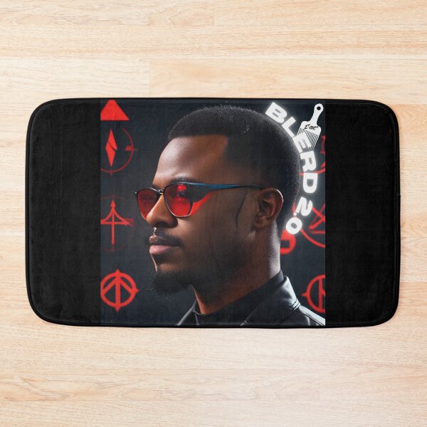 Item preview, Futuristic Blerd 2.0 Portrait with Red Glasses and Sci-Fi Vibes designed and sold by QPTheeArtist.