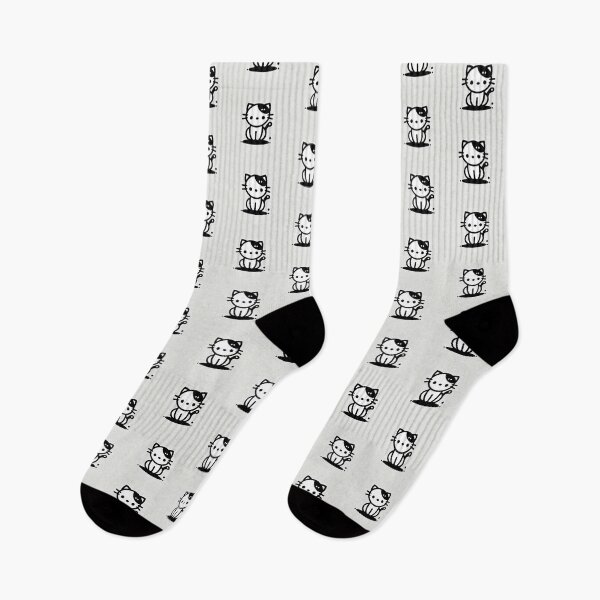 Item preview, Little black and white cat -15 designed and sold by Sen-Design.