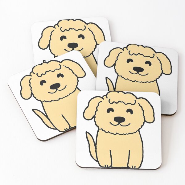 Artikelvorschau, Kawaii Goldendoodle - Süßer Welpe entworfen und verkauft von CuteAndAesthetic.