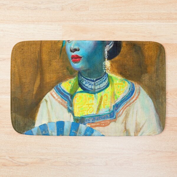 Item preview, Cecil Beall The Fan Tretchikoff Kitsch designed and sold by SummerlandsArt.