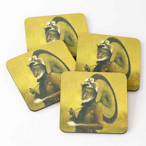Item preview, Elegant Victorian Cat Lady designed and sold by mictomart.