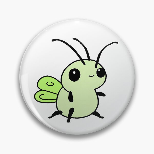 Item preview, Kawaii Grasshopper - Cute Insect designed and sold by CuteAndAesthetic.