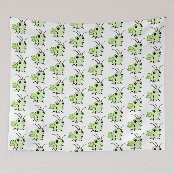 Item preview, Kawaii Grasshopper - Cute Insect designed and sold by CuteAndAesthetic.