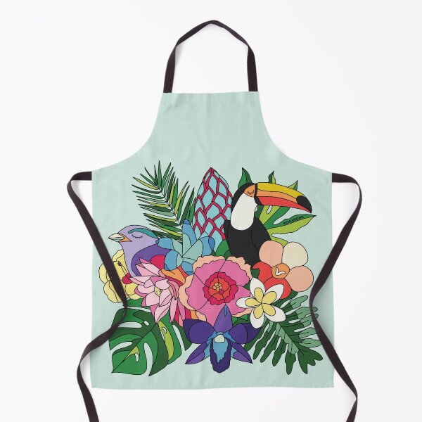 Item preview, Tropical flowers birds and leaves by Sasa Elebea designed and sold by Sabrina Brugmann.