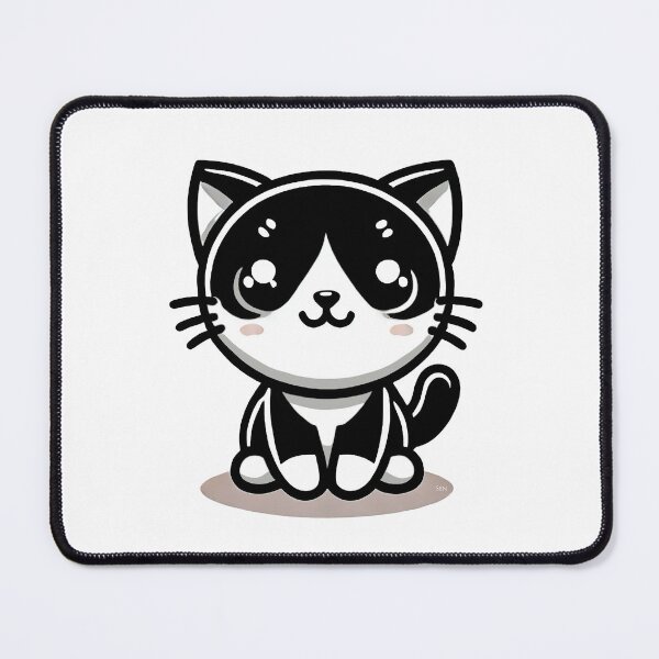 Item preview, Little black and white cat -8 designed and sold by Sen-Design.