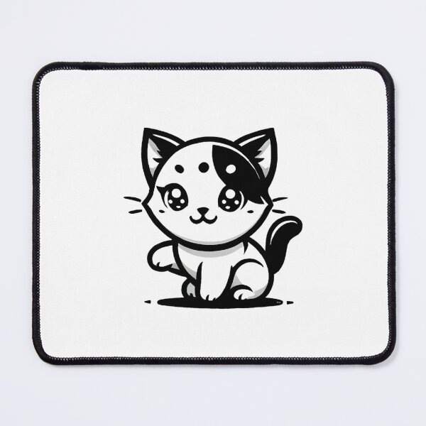 Item preview, Little black and white cat -7 designed and sold by Sen-Design.