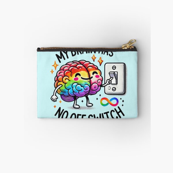 Item preview, My brain has no off switch designed and sold by Vkinsify.