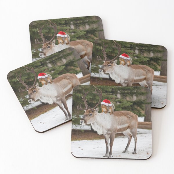 Item preview, Santa Squirrel and the Reindeer designed and sold by Angelandspot.