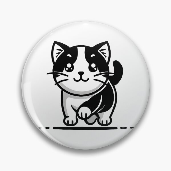 Item preview, Little black and white cat -5 designed and sold by Sen-Design.
