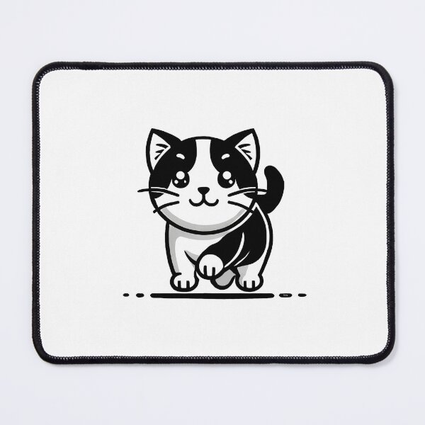 Item preview, Little black and white cat -5 designed and sold by Sen-Design.