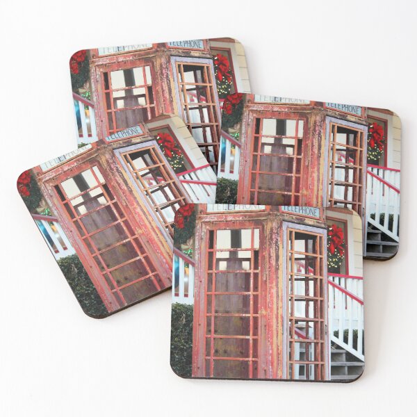 Item preview, Weathered Red Telephone Booth designed and sold by Cynthia48.