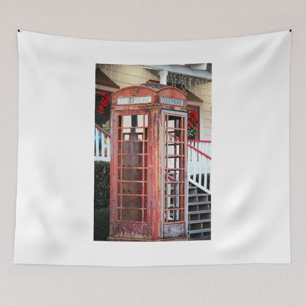Item preview, Weathered Red Telephone Booth designed and sold by Cynthia48.