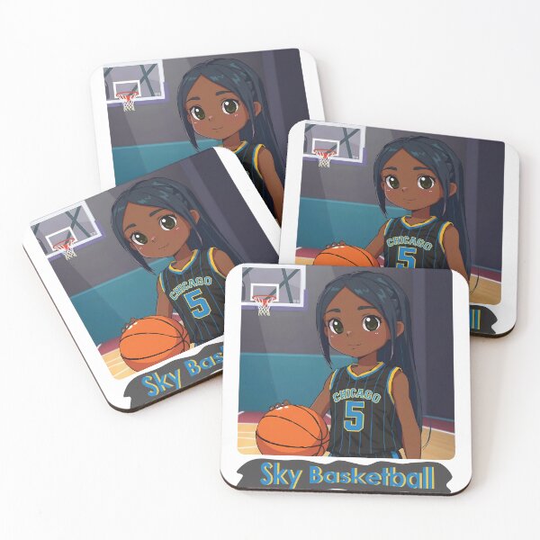 Item preview, Little girl playing basketball designed and sold by GiCapgraphics.