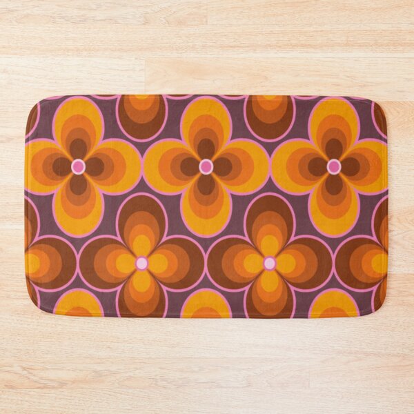 Item preview, Retro Dark Floral Print designed and sold by Bubbly Beach Babe.