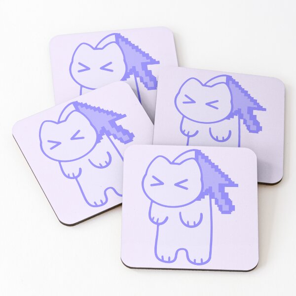 Item preview, Kawaii Cat With Mouse Cursor designed and sold by Xiaolan's Art.