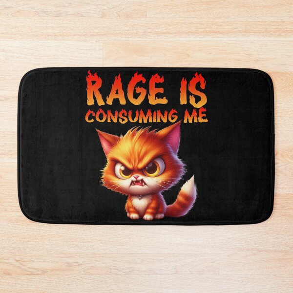 Item preview, RAGE IS CONSUMING ME CAT designed and sold by EnchantedOwl.