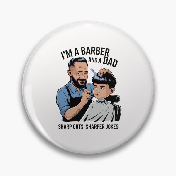 Item preview, Tag "Barber and Dad: Sharp Cuts, Sharper Jokes designed and sold by thenewking.