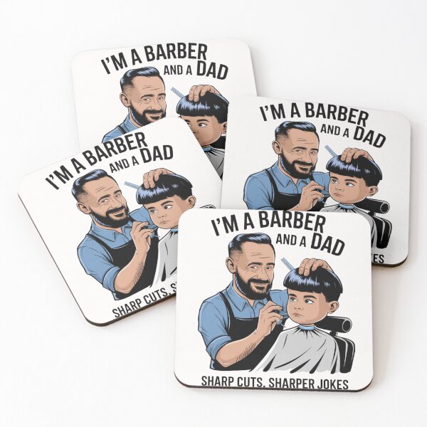 Item preview, Tag "Barber and Dad: Sharp Cuts, Sharper Jokes designed and sold by thenewking.