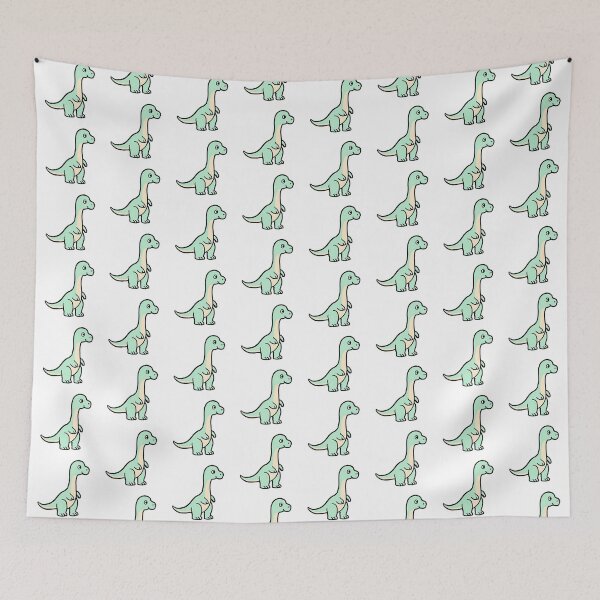 Item preview, Kawaii Brachiosaurus designed and sold by CuteAndAesthetic.