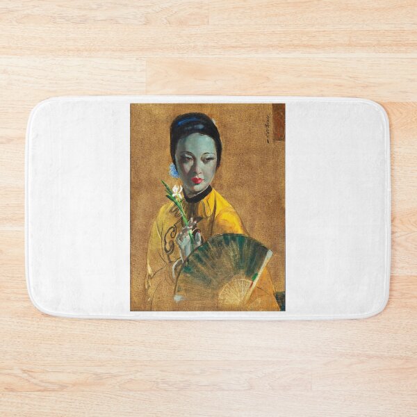 Item preview, Cecil Beall The Fan Tretchikoff Kitsch  designed and sold by SummerlandsArt.