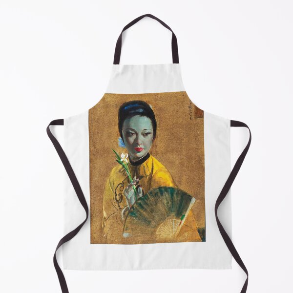 Item preview, Cecil Beall The Fan Tretchikoff Kitsch designed and sold by SummerlandsArt.