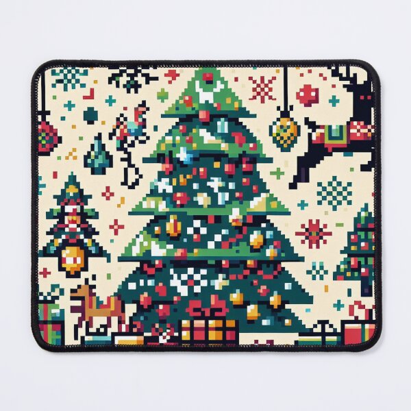 Item preview, Festive Pixel Art Christmas Design - Holiday Gifts, Trees, and Reindeer designed and sold by ashrafzain.