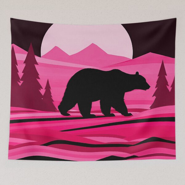 Artikelvorschau, Mountain Bear: Wild Nature in Rustic Style entworfen und verkauft von Timegraf.