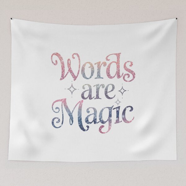 Item preview, Words Are Magic Design designed and sold by MrHStudio.