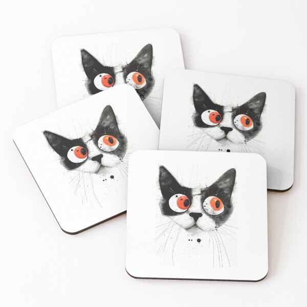 Item preview, Drawing cat animal art #cat #kitty designed and sold by JBJart.