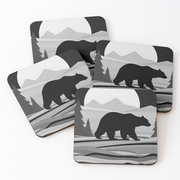 Artikelvorschau, Mountain Bear: Wild Nature in Rustic Style entworfen und verkauft von Timegraf.