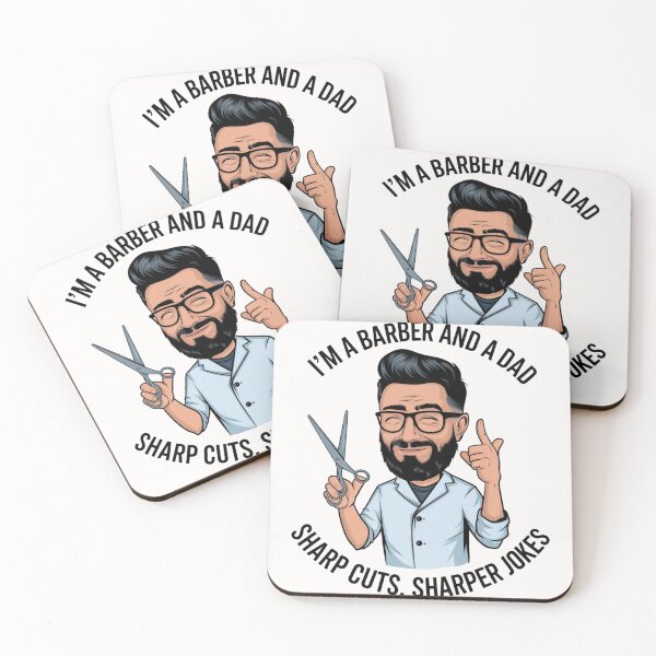 Item preview, Barber and Dad: Sharp Cuts, Sharper Jokes designed and sold by thenewking.
