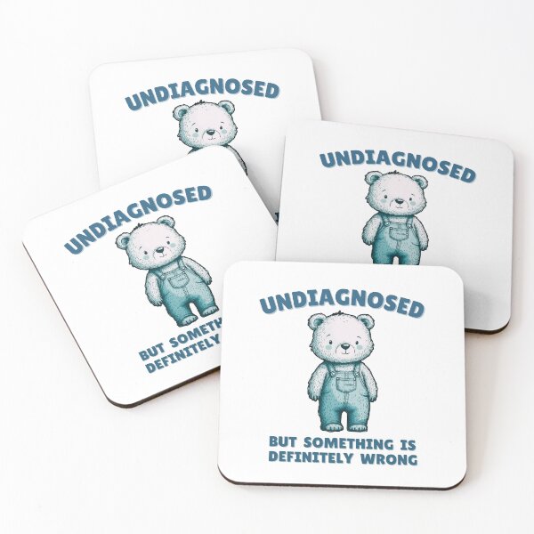 Item preview, undiagnosed but something is wrong - unisex tee, funny and weird meme  designed and sold by MotivaChic.
